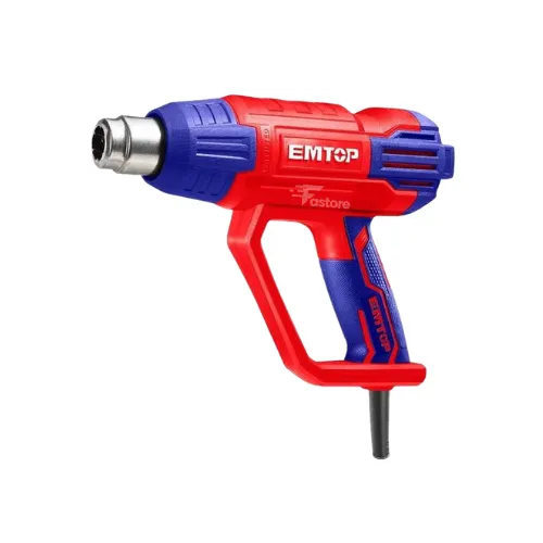 Pistolet thermique EMTOP EHGN20045 pour décapage peinture, bricolage et travaux domestiques, outil électrique disponible sur Fastore Madagascar