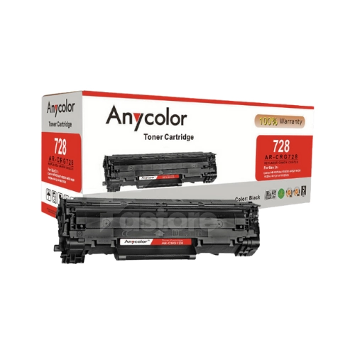 Cartouche de toner noir ANYCOLOR CAN EP728 compatible imprimantes Canon, impression de qualité professionnelle et durable – Fastore Madagascar