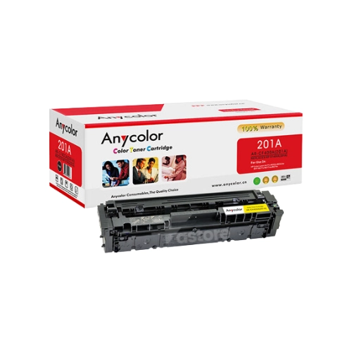 Cartouche de toner jaune ANYCOLOR HP 201A compatible imprimantes HP, qualité d’impression professionnelle avec couleurs vives – Fastore Madagascar