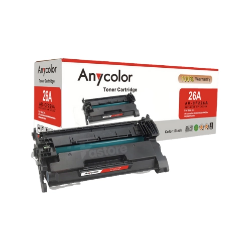 Cartouche de toner noir ANYCOLOR HP CF226A compatible imprimantes HP, impression de haute qualité et rendement élevé – Fastore Madagascar