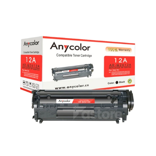 Cartouche de toner noir ANYCOLOR HP Q2612A compatible imprimantes HP, impression professionnelle nette et de haute qualité – Fastore Madagascar