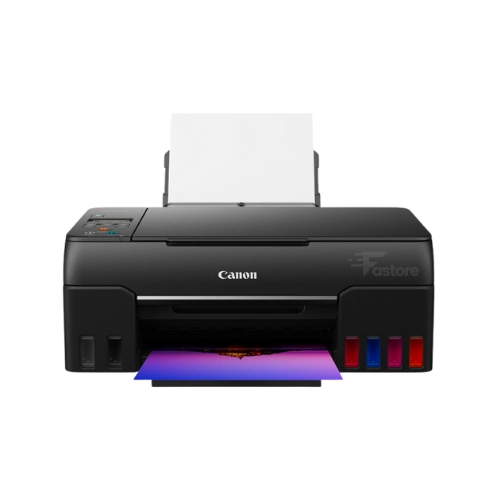 Canon G640W multifonction jet d'encre Wi-Fi, impression, numérisation, copie avec 6 bouteilles d'encre, haute qualité et performance.
