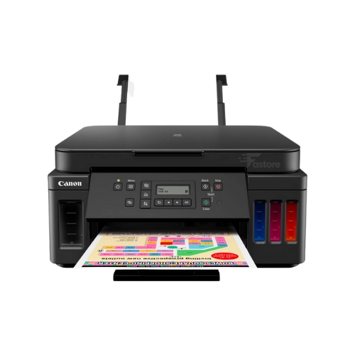Canon G6040W multifonction jet d'encre couleur USB, Wifi, RJ45, AirPrint, impression, numérisation et copie avec réservoirs d'encre haute capacité.