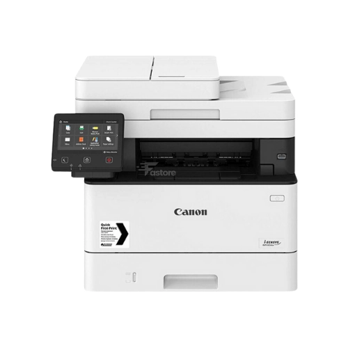 Canon MF445DX multifonction laser noir A4, impression, numérisation, copie et scan avec connectivité réseau et Wi-Fi.