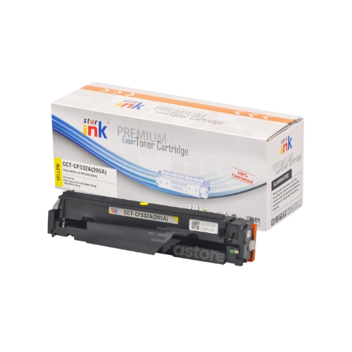 Cartouche toner STARINK CF532A jaune 205A pour imprimantes, impression haute qualité avec des couleurs vives et un rendu précis – Fastore Madagascar