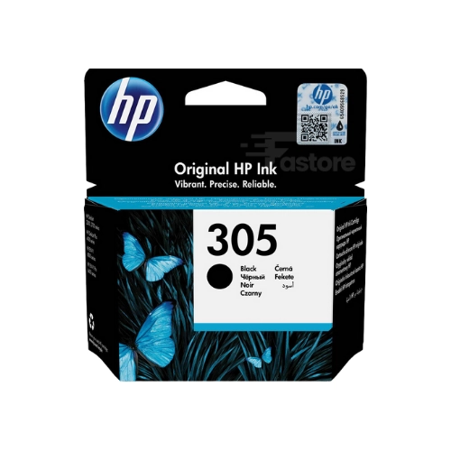 Cartouche d'encre noire HP 305 pour imprimantes HP, impression de qualité avec texte net et durable – Fastore Madagascar