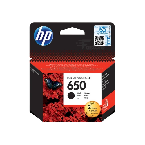 Cartouche d'encre noire HP 650 pour imprimantes HP, impression de qualité avec texte net et longue durée – Fastore Madagascar