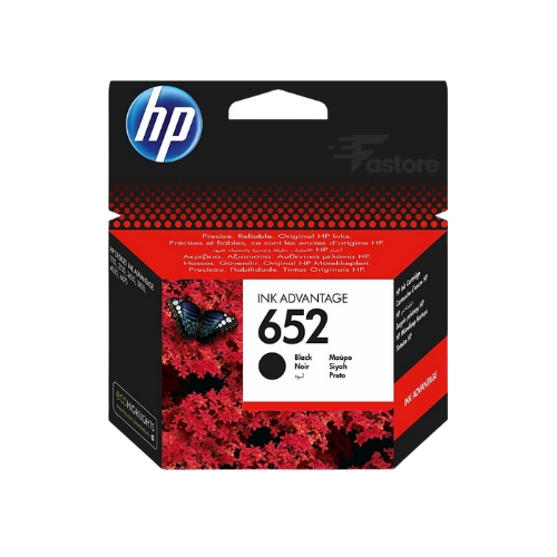 Cartouche d'encre noire HP 652 pour imprimantes HP, impression de haute qualité avec texte net et longue durée – Fastore Madagascar