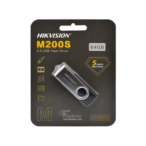 Clé USB HIKVISION M200S 64GB USB 3.0 – Stockage haute capacité et transfert rapide