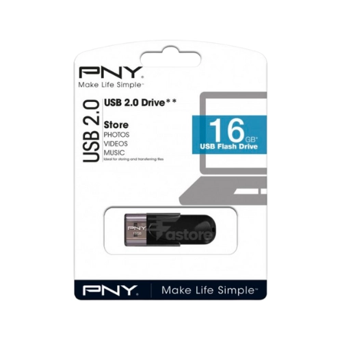 Clé USB PNY 16 Go USB 2.0 – Stockage pratique et rapide pour vos fichiers