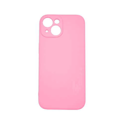 Coque rose pour iPhone 15 Plus, protection élégante et résistante avec finition douce.