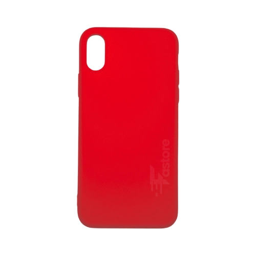 Coque rouge pour iPhone X - XS, style audacieux et protection renforcée.