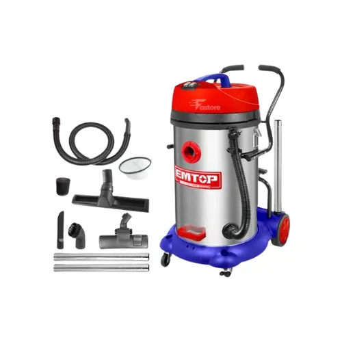 Aspirateur filaire multifonction EMTOP EVCR2401, puissant et polyvalent pour un nettoyage efficace et rapide.