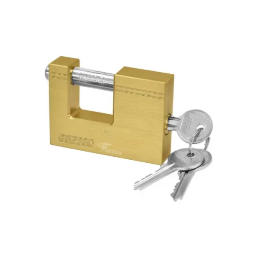 Cadenas de sécurité EMTOP en laiton anti-cisaille 90 mm, haute résistance, protection antivol, Fastore Madagascar