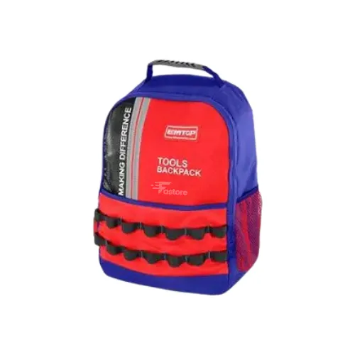 Cartable EMTOP pour outillages 20KG ETBG58185 – sac robuste de transport pour outils, conçu pour un poids optimal de 20 kg, idéal pour les professionnels à Madagascar.
