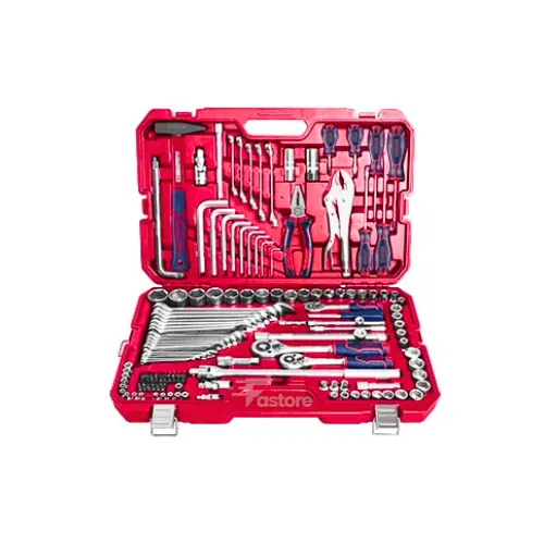 Coffret à outils EMTOP 142 pièces EHTS01421, mallette d’outillage complète et multifonctionnelle – Fastore Madagascar.