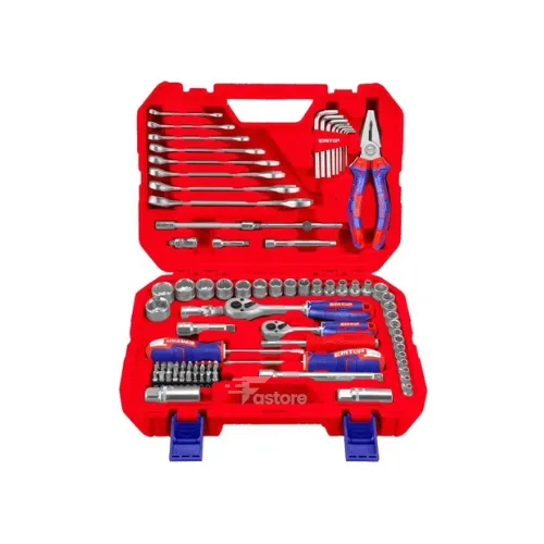 Coffret à outils EMTOP 91 pièces EHTS00911, mallette d’outillage complète pour professionnels et bricoleurs – Fastore Madagascar.