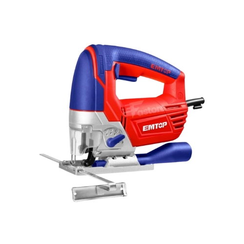Scie sauteuse EMTOP 800W EJSW8001 – Outil puissant pour découpes précises dans le bois, métal et plastique, disponible sur Fastore Madagascar