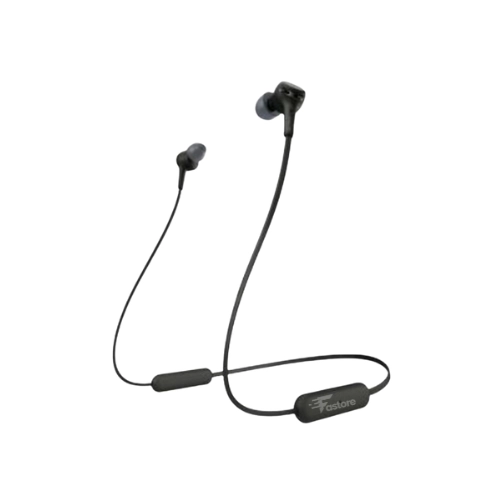 Écouteurs sans fil Sony WI-XB400-BZE, offrant une qualité sonore exceptionnelle avec technologie Extra Bass. Confortable et léger, idéal pour une écoute prolongée. Disponible à Madagascar sur Fastore.