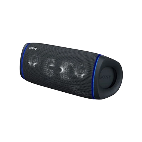 Enceinte Bluetooth Sony SRS-XB43BCSP6 avec Extra Bass, son puissant et lumineux, résistant à l’eau et à la poussière. Idéale pour les fêtes et événements en extérieur. Disponible sur Fastore à Madagascar.