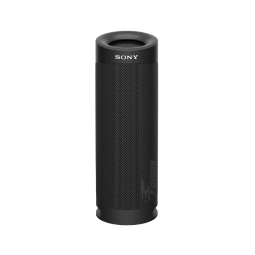 Enceinte portable Sony SRS-XB23-LCE Extra Bass, son puissant avec basses profondes, résistante à l’eau et à la poussière, parfaite pour une écoute en extérieur. Disponible à Madagascar sur Fastore.