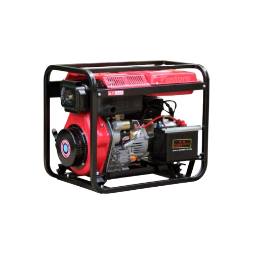 Générateur Diesel Genrox 5KW GRCD-7000E – Générateur puissant et fiable pour alimentation d'urgence et travaux extérieurs, disponible sur Fastore Madagascar