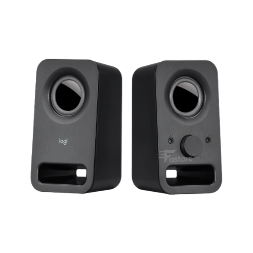 Haut-parleur Logitech Z150, son stéréo riche et clair avec une connectivité simple, idéal pour une utilisation à domicile ou au bureau. Disponible sur Fastore à Madagascar.