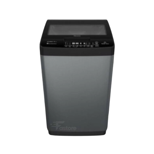 Lave-linge Top Load TCL 9kg TCLWA90-B302M avec ouverture verticale, capacité de lavage de 9 kg, idéal pour les familles et les foyers de taille moyenne, disponible sur Fastore.