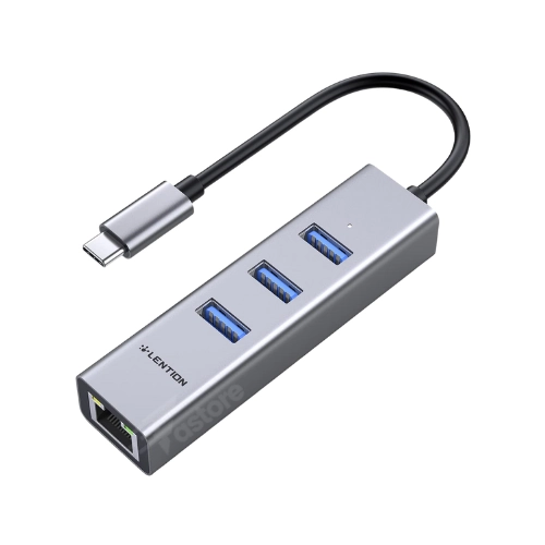 Hub USB-C LENTION pour MacBook – Adaptateur multifonction Type-C Fastore Madagascar