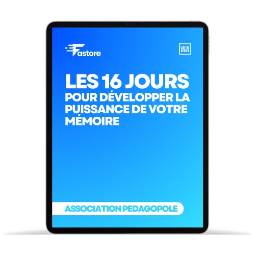 Ebook Les 16 jours pour développer la puissance de votre mémoire entraînement mental et techniques de mémorisation sur Fastore Madagascar