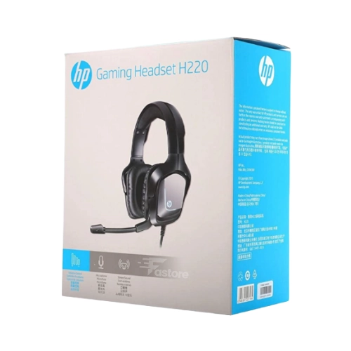 Micro Casque Filaire HP H220G, casque avec microphone intégré, son clair et confortable pour une utilisation prolongée – Fastore Madagascar.