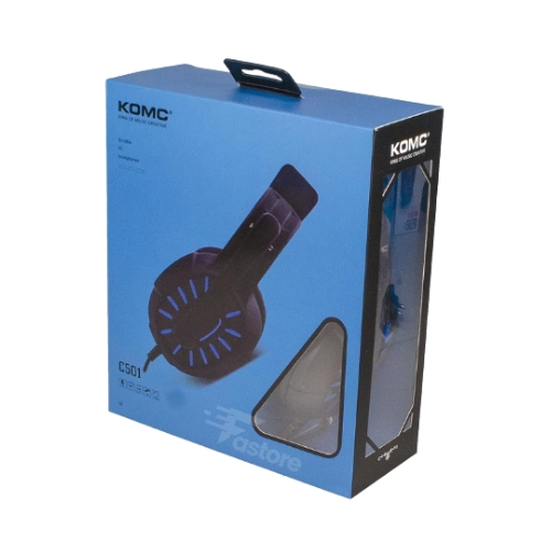 Micro Casque KOMC C501, casque filaire avec microphone pour PC et gaming – Fastore Madagascar.