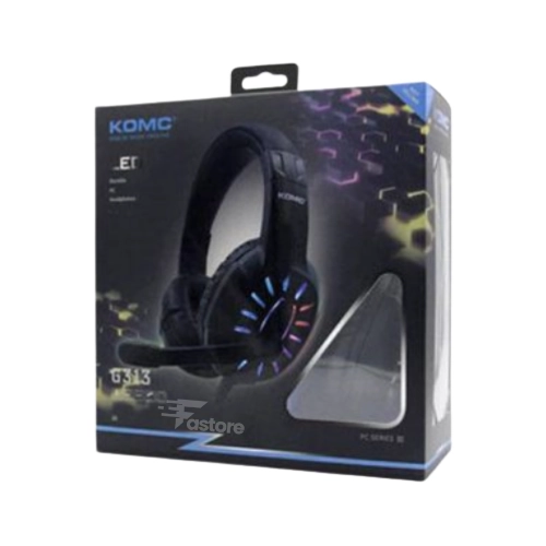 Micro Casque USB G313 de KOMC avec son stéréo de qualité, idéal pour les appels, les jeux et les conférences en ligne – Fastore Madagascar.