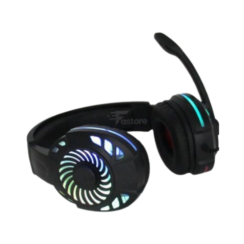 Micro-casque filaire USB KOMC KM666 avec son stéréo de haute qualité, microphone intégré pour une communication claire lors des appels et des jeux – Fastore Madagascar.