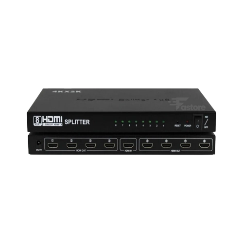 splitter HDMI 1 entrée 8 sorties 4K Ultra HD pour téléviseur et moniteur - Fastore Madagascar
