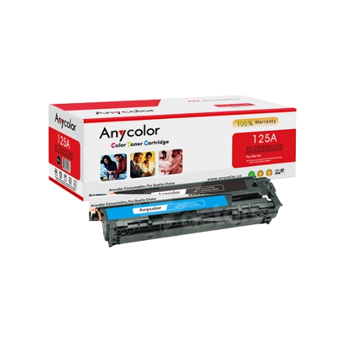 Toner Anycolor compatible HP 125A Cyan pour imprimante laser – Consommable d'impression couleur haute qualité sur Fastore Madagascar