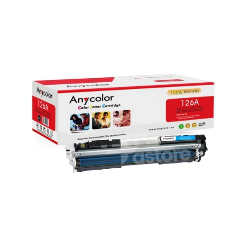 Toner Anycolor compatible HP 126A Cyan pour imprimante laser – Consommable d'impression couleur de qualité supérieure sur Fastore Madagascar