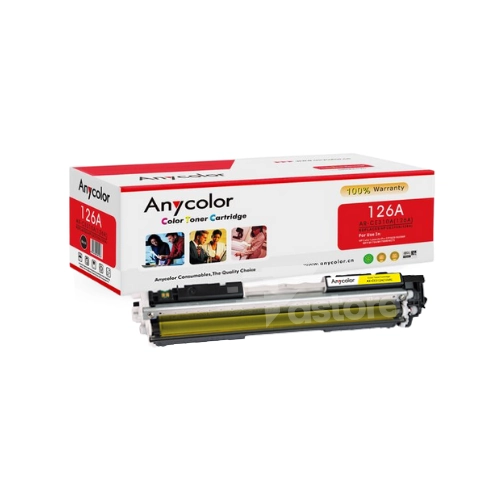 Toner Anycolor compatible HP 126A Jaune pour imprimante laser – Consommable d'impression couleur de haute qualité sur Fastore Madagascar