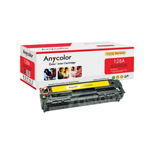 Toner Anycolor compatible HP 128A Jaune pour imprimante laser – Consommable d'impression couleur de haute qualité sur Fastore Madagascar