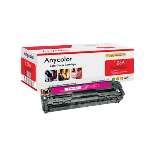 Toner Anycolor compatible HP 128A Magenta pour imprimante laser – Consommable d'impression couleur de haute qualité sur Fastore Madagascar