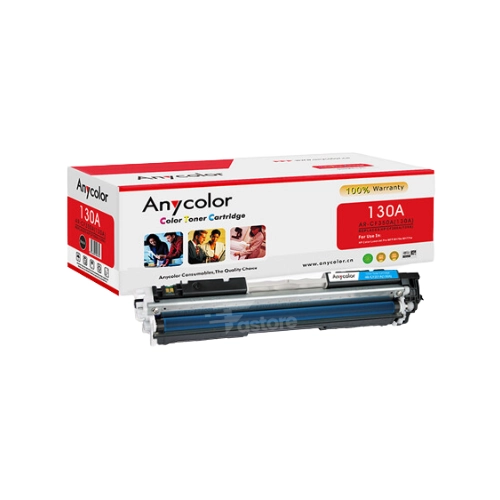 Toner Anycolor compatible HP 130A Cyan pour imprimante laser – Consommable d'impression couleur de haute qualité sur Fastore Madagascar