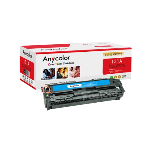 Toner Anycolor compatible HP 131A Cyan pour imprimante laser – Consommable d'impression couleur haute qualité pour des documents éclatants sur Fastore Madagascar