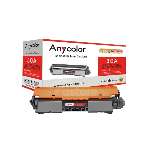Toner Anycolor pour HP 30A compatible avec imprimantes HP, cartouche noire de haute qualité pour impressions nettes et professionnelles, consommable informatique Fastore Madagascar