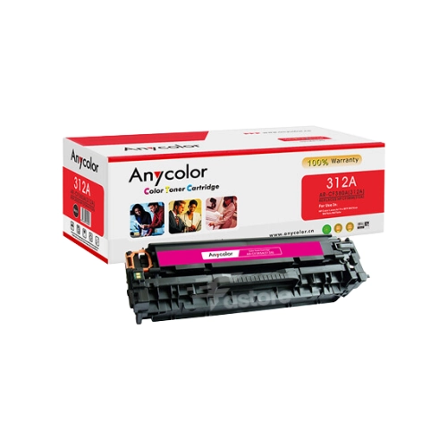 Toner Anycolor compatible pour HP 312A magenta, cartouche de toner magenta de haute qualité pour des impressions colorées éclatantes et précises, consommable informatique Fastore Madagascar
