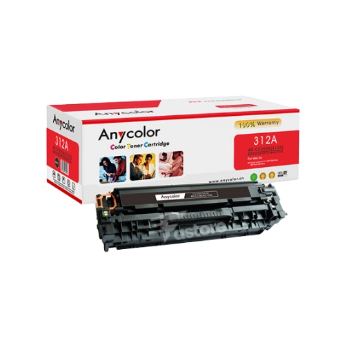 Toner Anycolor compatible pour HP 312A noir, cartouche de toner noir haute performance pour des impressions nettes et professionnelles, consommable informatique Fastore Madagascar