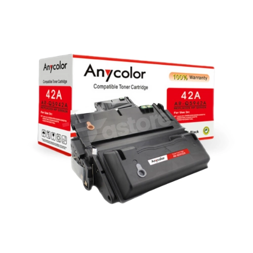 Toner Anycolor pour HP 42A – Toner de remplacement compatible pour imprimantes HP LaserJet.