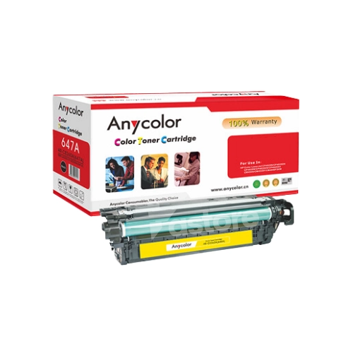 Toner Anycolor compatible pour HP 647A jaune, cartouche de toner jaune haute qualité pour des impressions vives et colorées, consommable informatique Fastore Madagascar