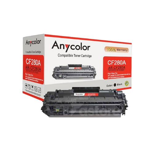 Toner compatible Anycolor HP 80A noir pour imprimante laser – cartouche économique et performante disponible chez Fastore Madagascar