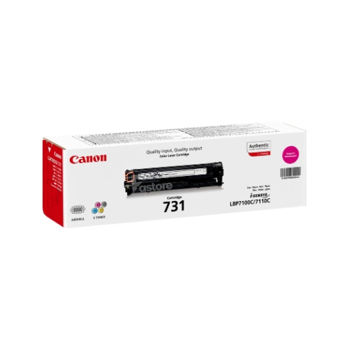 Toner Canon 731 magenta, cartouche de toner magenta pour impressions colorées de haute qualité, consommable Canon pour imprimantes laser