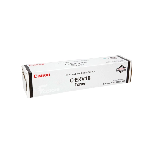 Toner Canon C-EXV 18, cartouche de toner noir pour imprimantes multifonctions Canon, impression de haute qualité pour bureaux et entreprises.